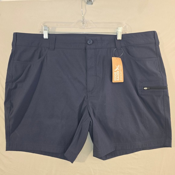 Eddie Bauer Pants - Eddie Bauer Rainier Short 24W Womens Navy Blue Stretch Hiking Outdoor UPF 50+